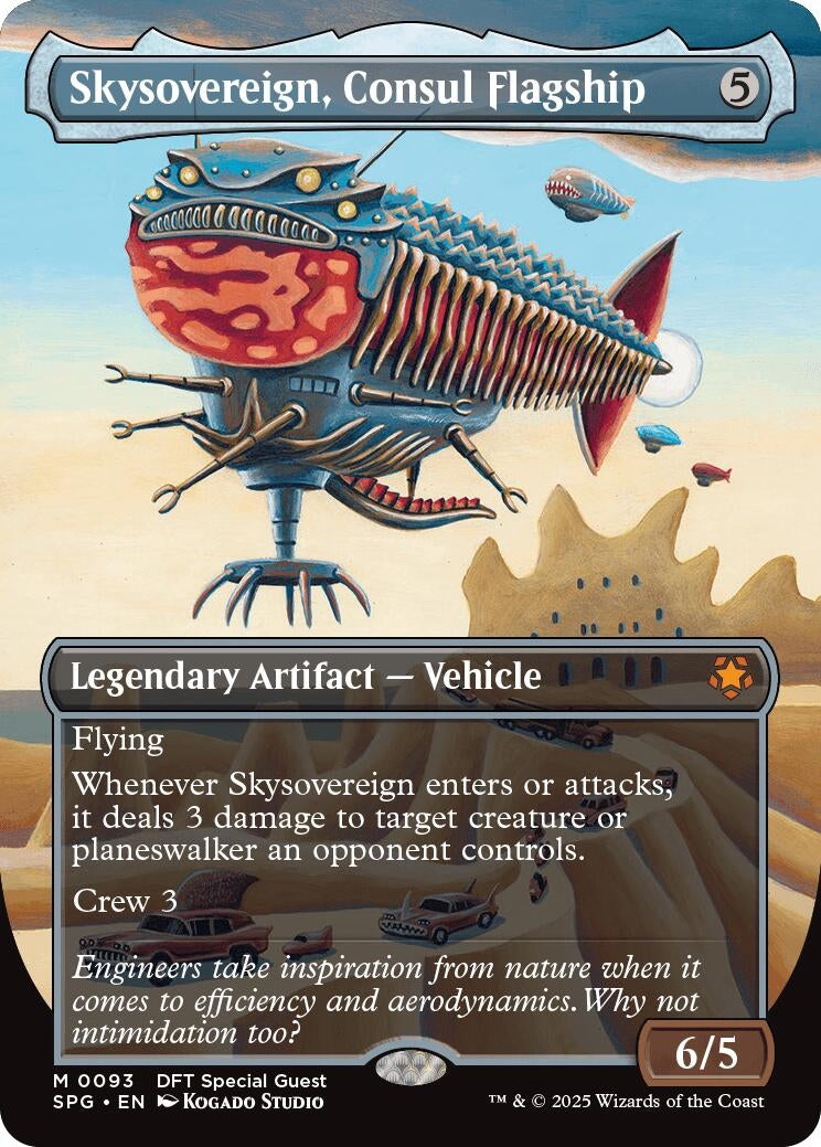 Image for Skysovereign, Consul Flagship (Borderless) (93) (Special Guests) - Magic: The Gathering