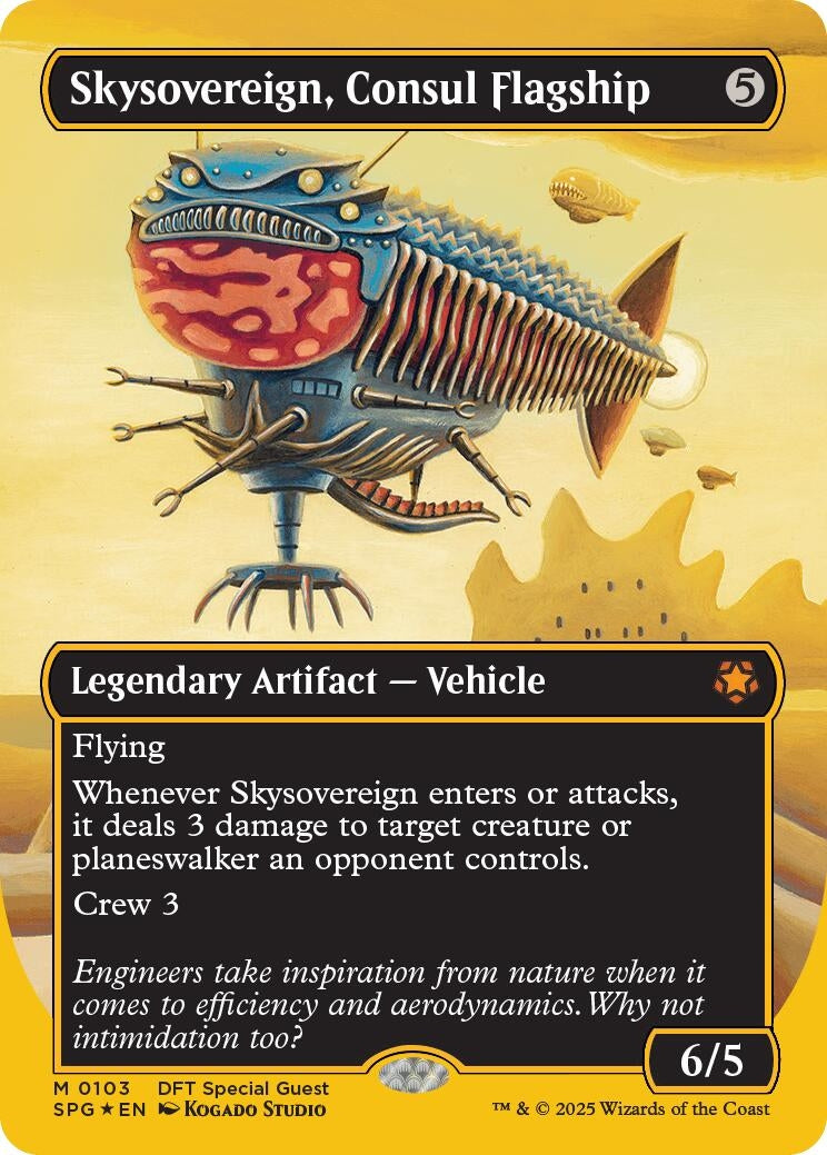 Image for Skysovereign, Consul Flagship (First-Place Foil) (103) (Special Guests) - Magic: The Gathering