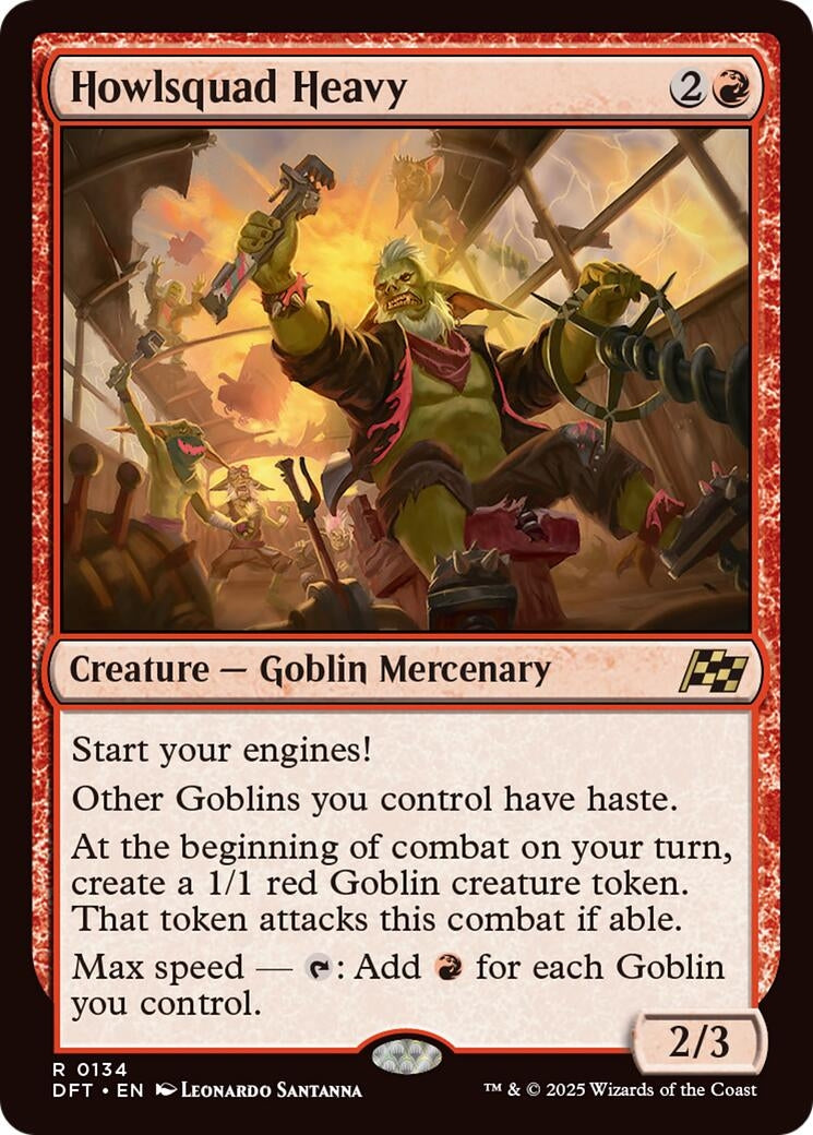 Image for Howlsquad Heavy (134) (DFT) - Magic: The Gathering