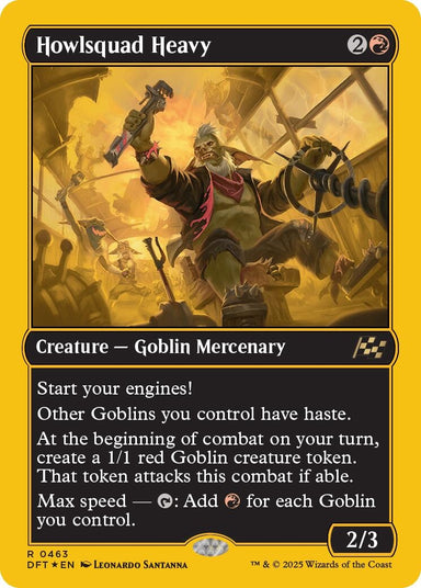 Image for Howlsquad Heavy (First-Place Foil) (463) (DFT) - Magic: The Gathering