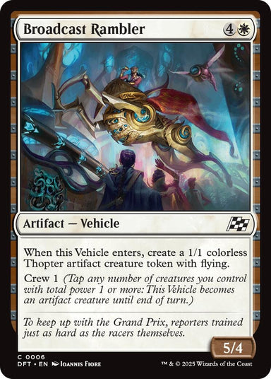 Image for Broadcast Rambler (6) (DFT) - Magic: The Gathering