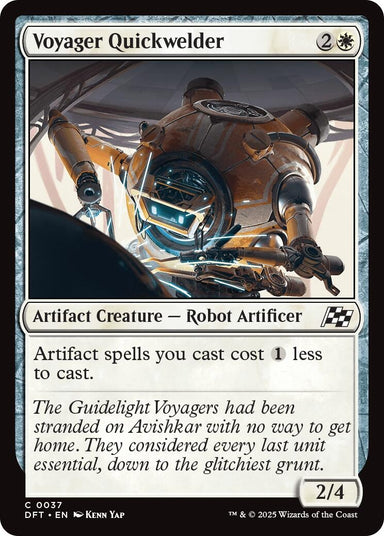Image for Voyager Quickwelder (37) (DFT) - Magic: The Gathering