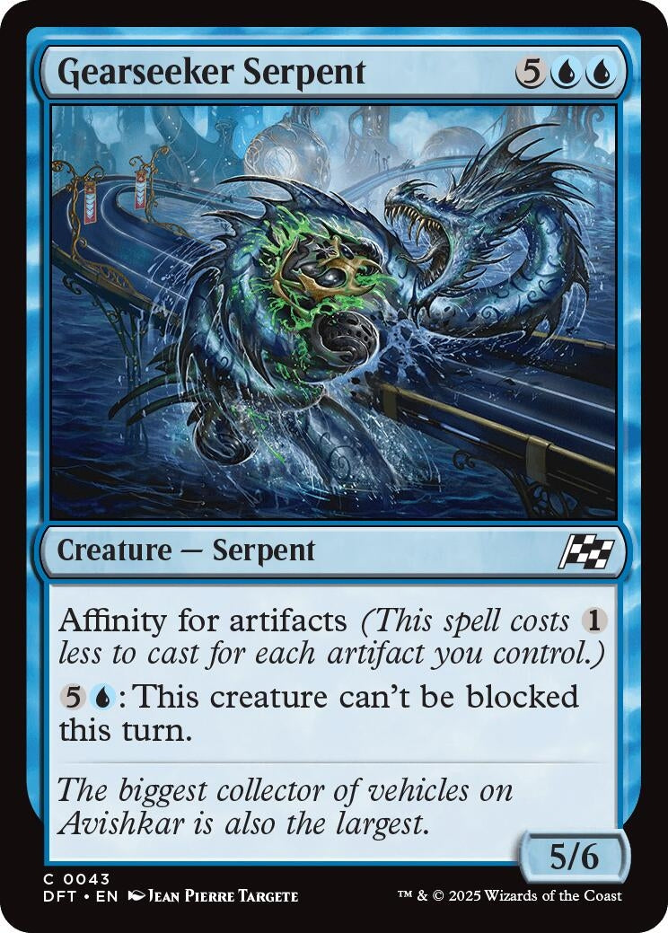 Image for Gearseeker Serpent (43) (DFT) - Magic: The Gathering