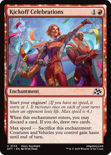 Image for Kickoff Celebrations (135) (DFT) - Magic: The Gathering