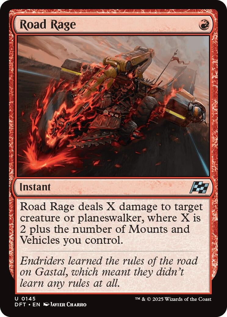 Image for Road Rage (145) (DFT) - Magic: The Gathering