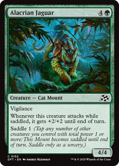 Image for Alacrian Jaguar (152) (DFT) - Magic: The Gathering
