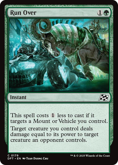 Image for Run Over (179) (DFT) - Magic: The Gathering
