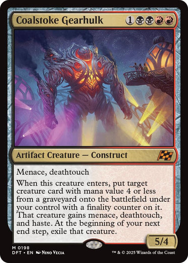 Image for Coalstoke Gearhulk (198) (DFT) - Magic: The Gathering