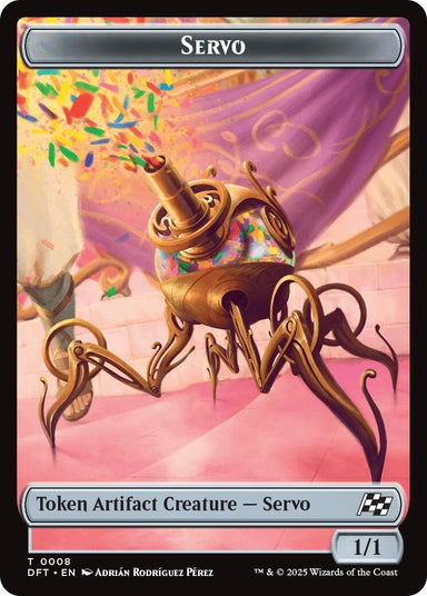 Image for Servo // Thopter (0009) Double-Sided Token (8 // 9) (DFT) - Magic: The Gathering
