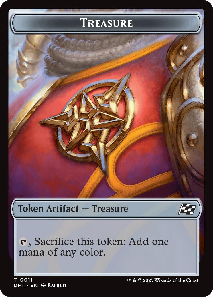 Image for Treasure // Pilot Double-Sided Token (11 // 1) (DFT) - Magic: The Gathering