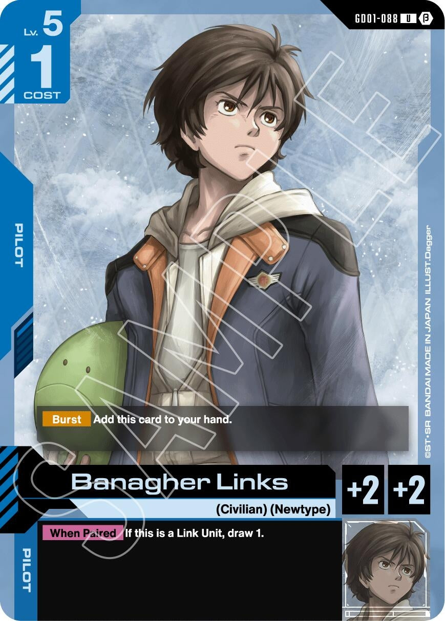 Image for Banagher Links (GD01-088) (Edition Beta) (GD01_b) - Gundam Card Game