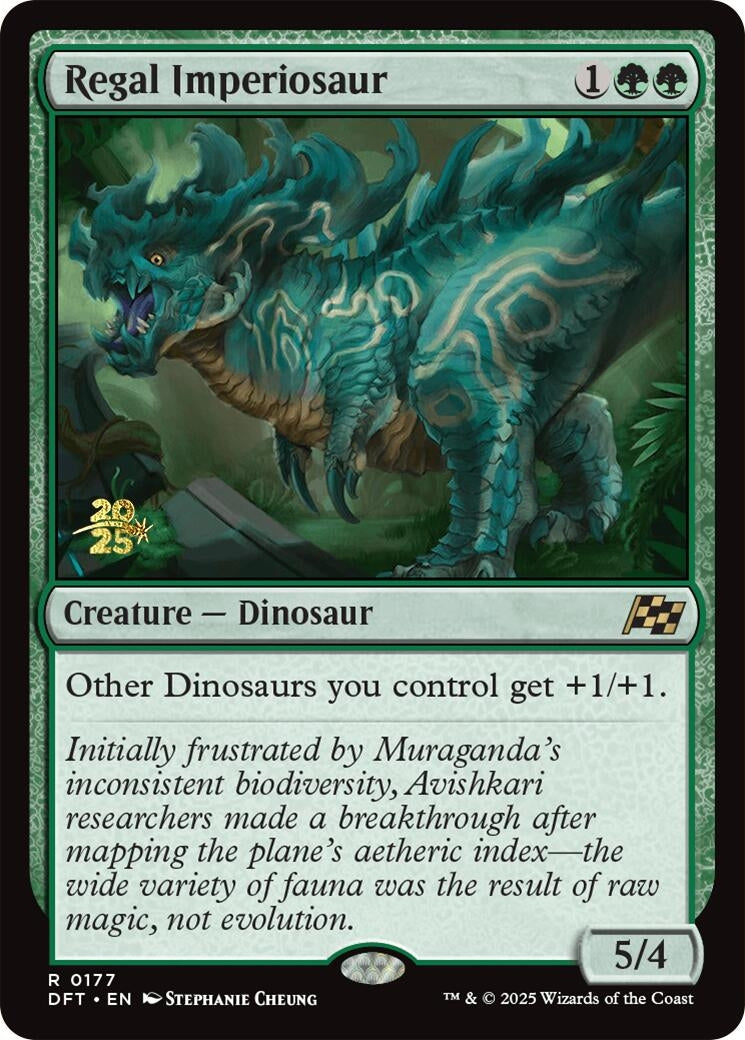 Image for Regal Imperiosaur (177) (PRE) - Magic: The Gathering