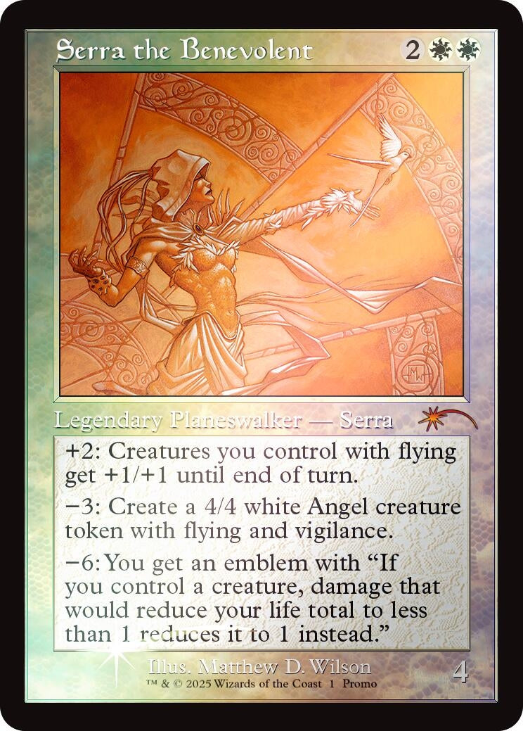 Image for Serra the Benevolent (Retro Frame) (1) (MagicFest Cards) (MFP) - Magic: The Gathering