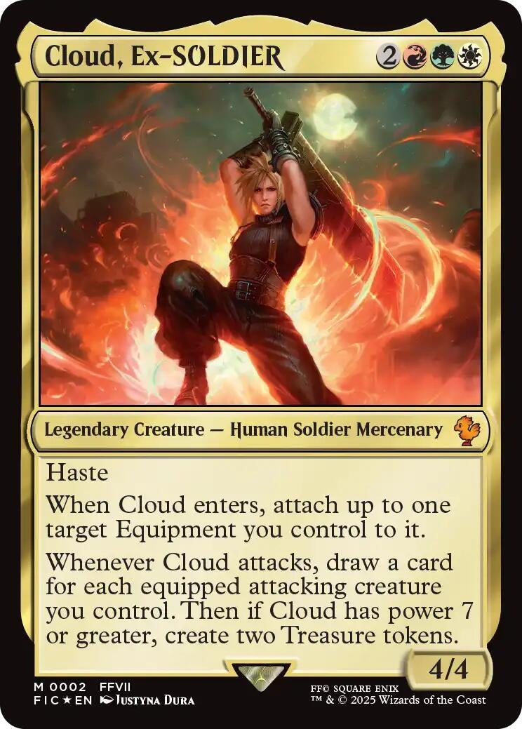 Image for Cloud, Ex-SOLDIER (2) (FIC) - Magic: The Gathering