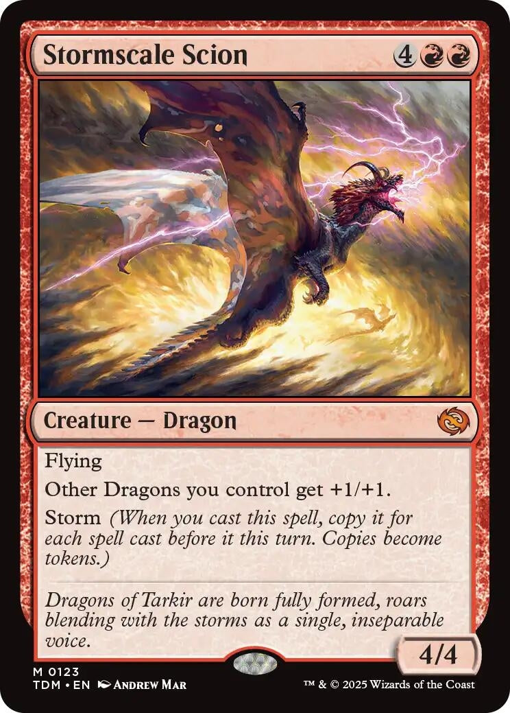 Image for Stormscale Scion (123) (Tarkir: Dragonstorm) - Magic: The Gathering