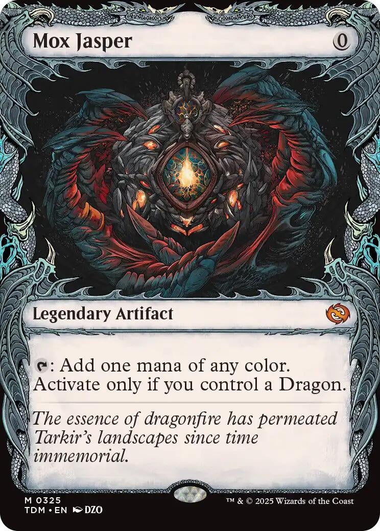 Image for Mox Jasper (Showcase) (325) (Tarkir: Dragonstorm) - Magic: The Gathering