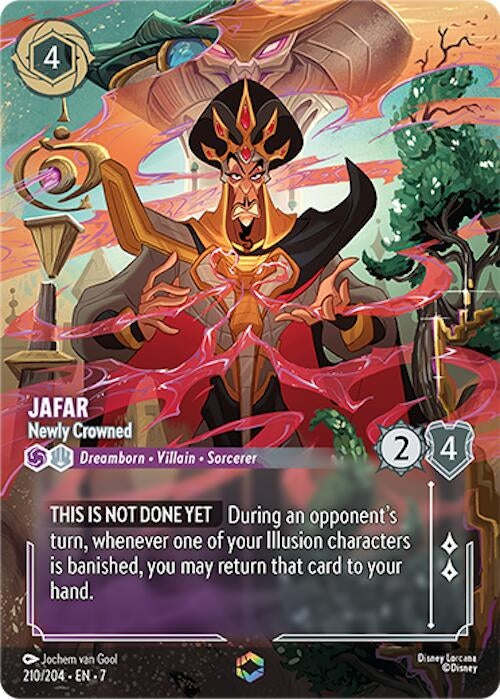 Jafar - Newly Crowned (Enchanted) (210/204) (Archazia's Island)