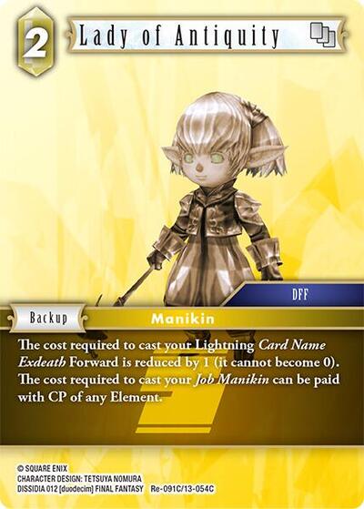 Lady of Antiquity - Re-091C/13-054C