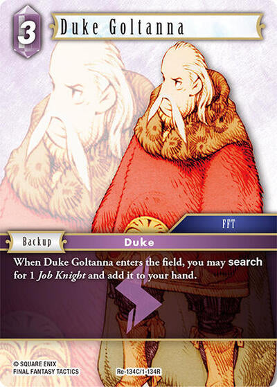 Duke Goltanna - Re-134C/1-134R