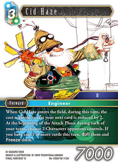 Cid Haze - Re-185H/18-113H