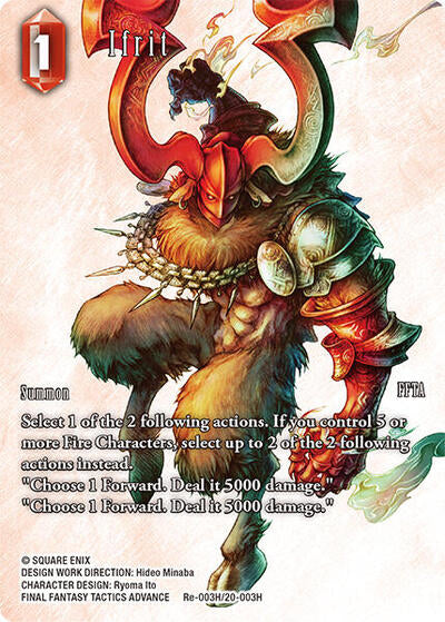 Ifrit (Full Art) - Re-003H/20-003H