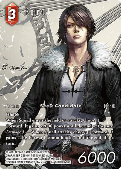 Squall (Full Art) - Re-014H/PR-108