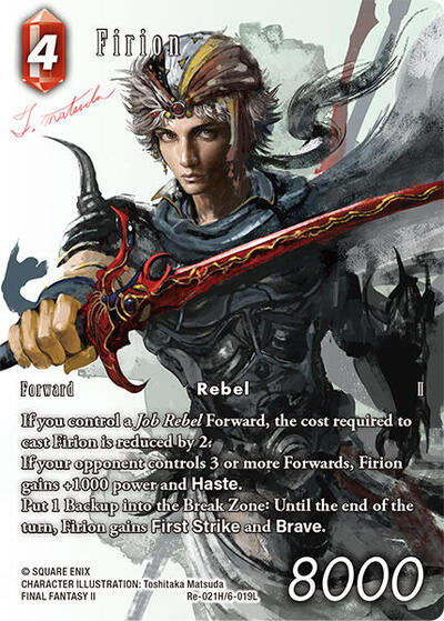 Firion (Full Art) - Re-021H/6-019L