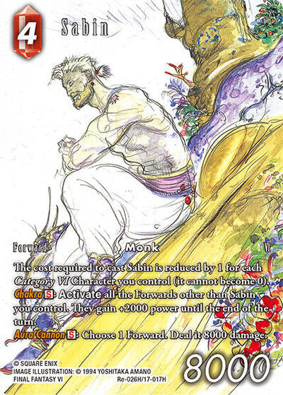 Sabin (Full Art) - Re-026H/17-017H