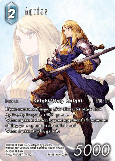 Agrias (Full Art) - Re-031H/16-023H