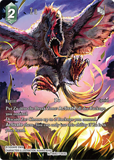 Zu (Full Art) - Re-068C/7-053C
