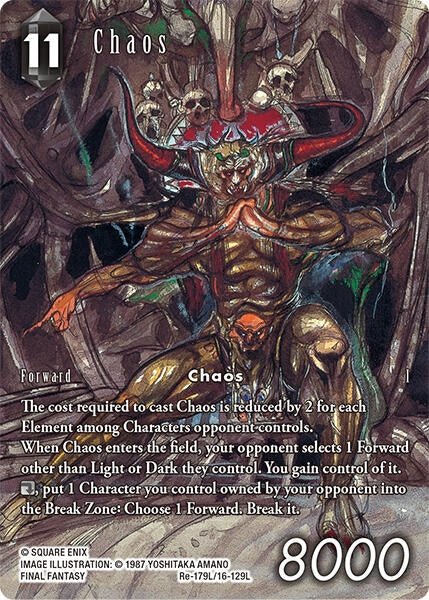 Image for Chaos (Full Art) (Re-179L/16-129L) (LGC) - Final Fantasy TCG