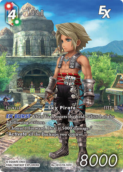 Vaan EX (Full Art) - Re-181C/19-107C