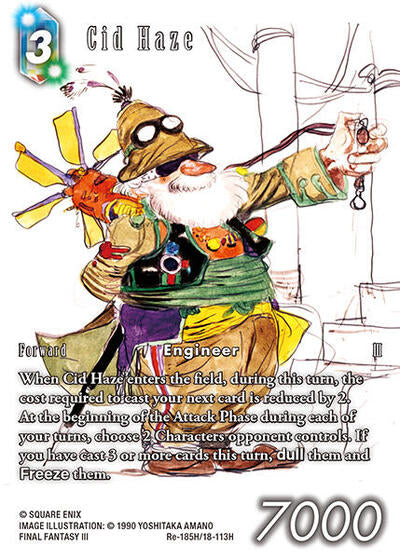 Cid Haze (Full Art) - Re-185H/18-113H