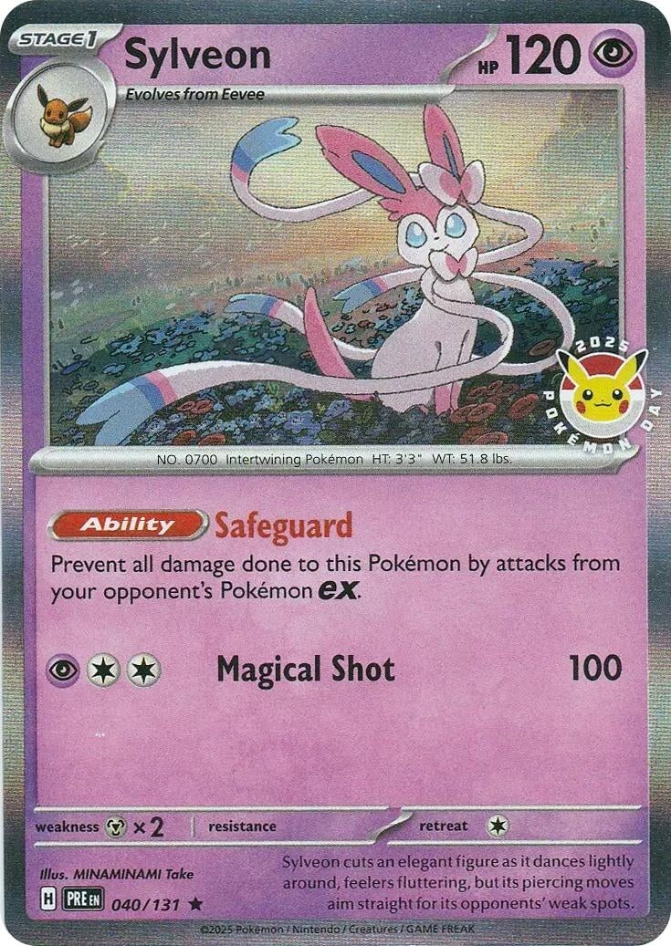 Image for Sylveon - 040/131 (Pokemon Day) (040/131) (MCAP) - Pokemon