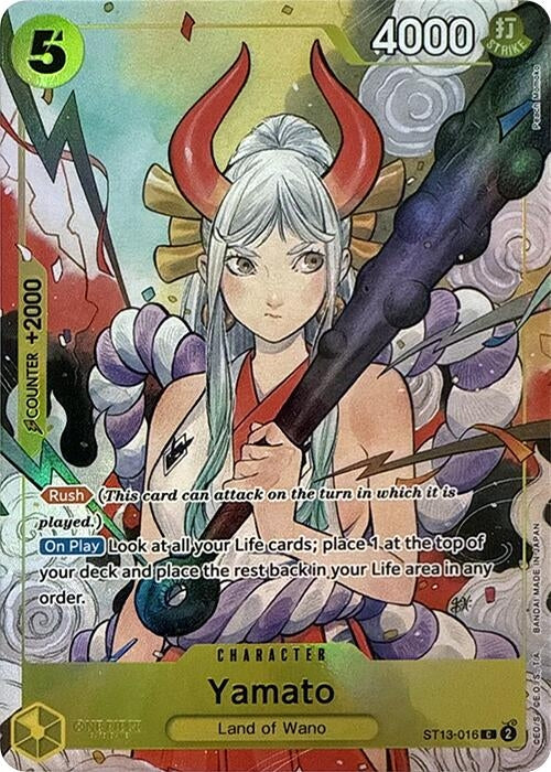 Yamato (Illustration Box Vol.2) (ST13-016) (One Piece Promotion Cards)