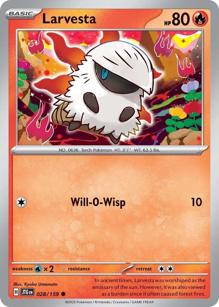 Image for Larvesta (028/159) (JTG) - Pokemon