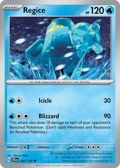 Image for Regice (042/159) (JTG) - Pokemon