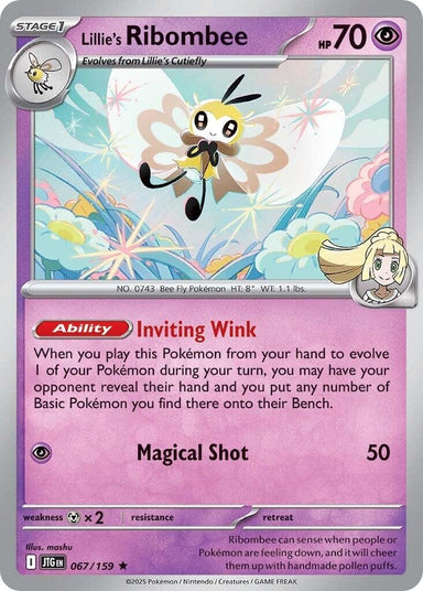 Image for Lillie's Ribombee (067/159) (JTG) - Pokemon