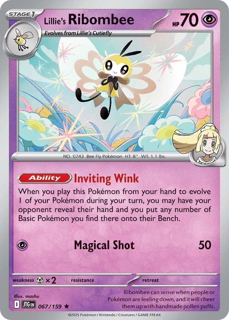 Image for Lillie's Ribombee (067/159) (JTG) - Pokemon