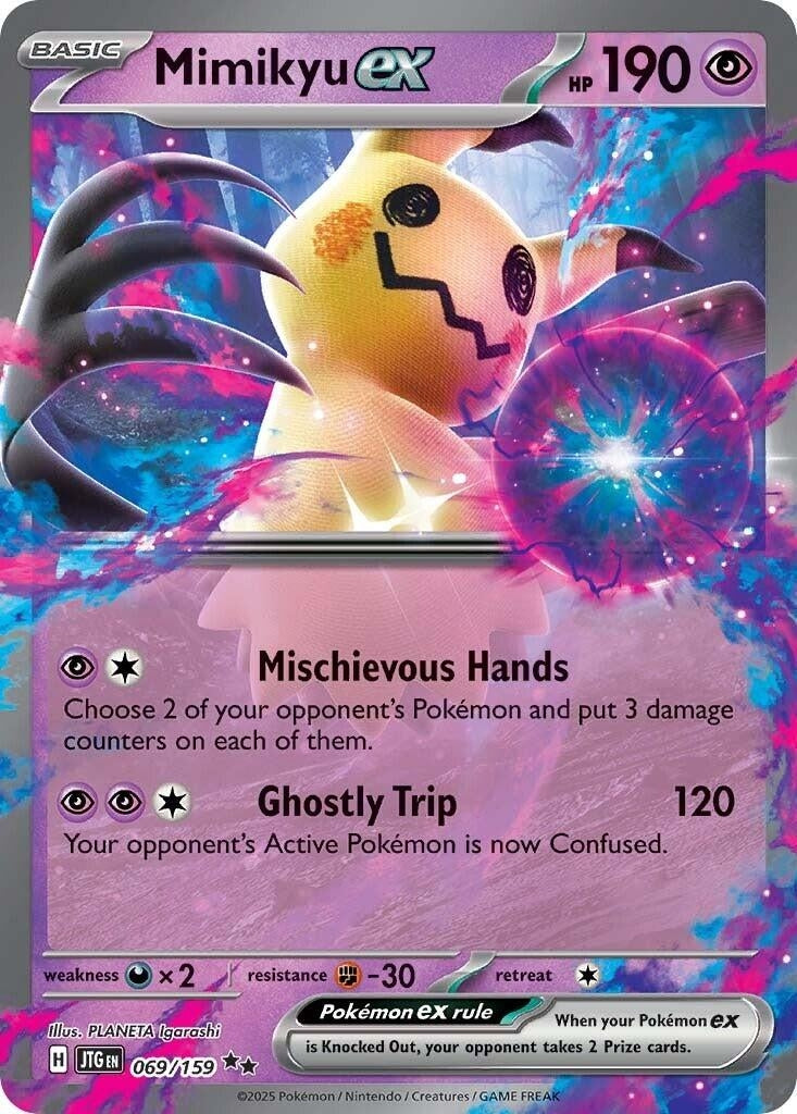 Image for Mimikyu ex (069/159) (JTG) - Pokemon