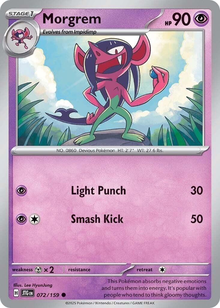 Image for Morgrem (072/159) (JTG) - Pokemon