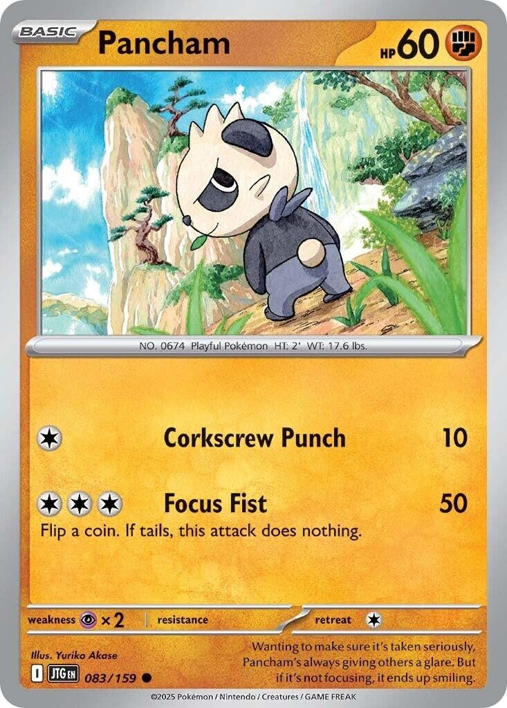 Image for Pancham (083/159) (JTG) - Pokemon