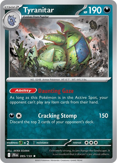 Image for Tyranitar (095/159) (JTG) - Pokemon