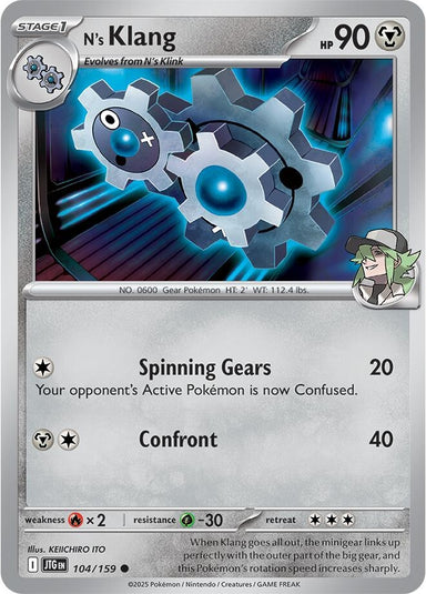 Image for N's Klang (104/159) (JTG) - Pokemon