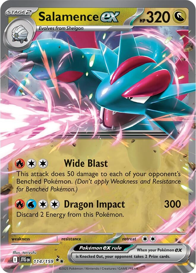 Image for Salamence ex (114/159) (JTG) - Pokemon
