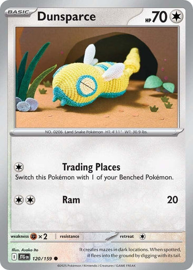 Image for Dunsparce (120/159) (JTG) - Pokemon