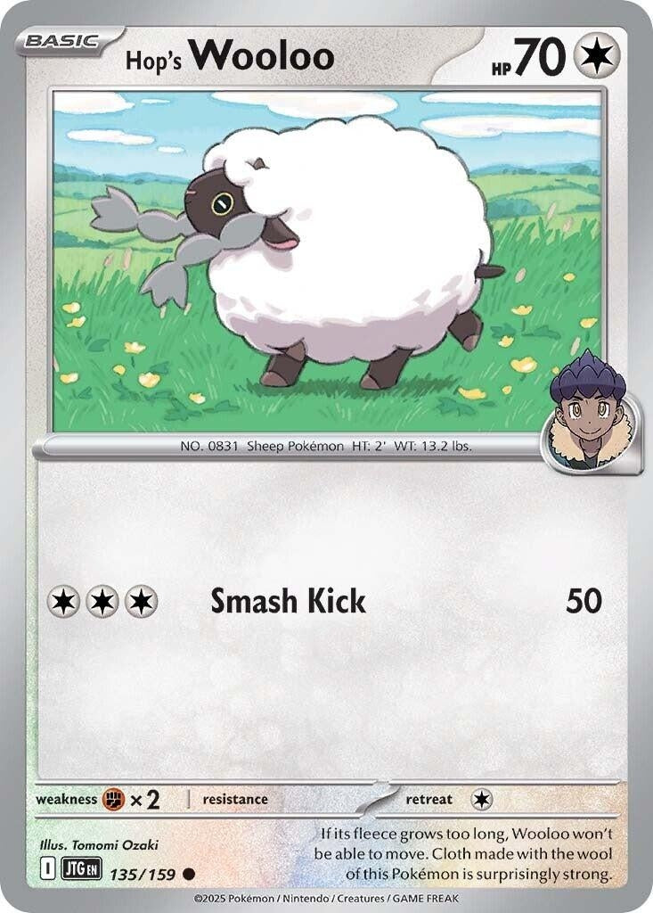 Image for Hop's Wooloo (135/159) (JTG) - Pokemon