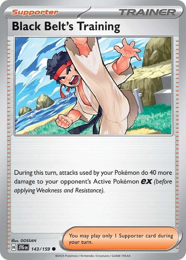 Image for Black Belt's Training (143/159) (JTG) - Pokemon