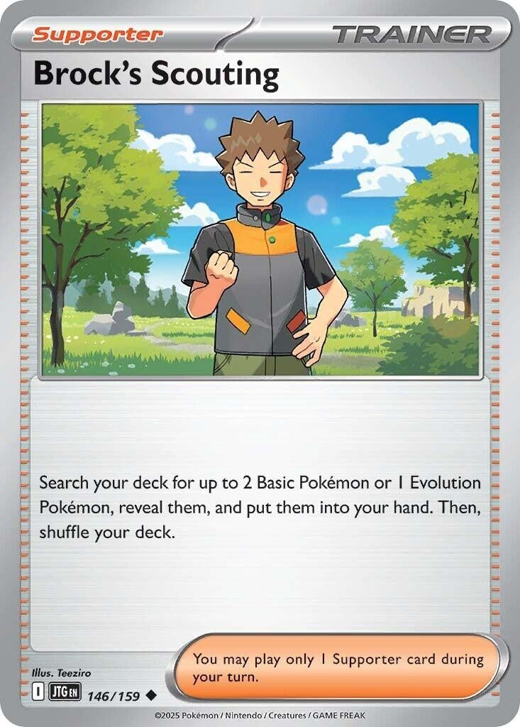 Image for Brock's Scouting (146/159) (JTG) - Pokemon