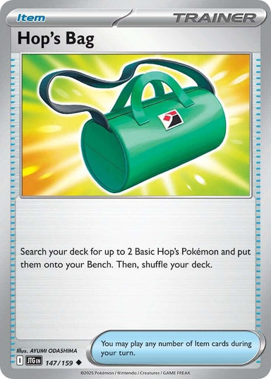 Image for Hop's Bag (147/159) (JTG) - Pokemon